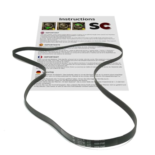 SC - Poly-V-Antriebsriemen 1830 PHE für Wäschetrockner