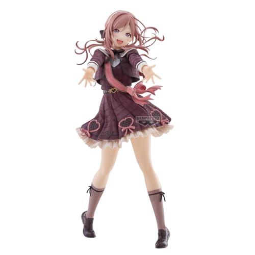 Banpresto Figurine d'action Rinami Himesaki The Idolm@Ster Gakuen Espresto - Sweet Moment 21 cm - PZ69612P Multicolore - Figurine à Collectionner - Idéal pour Les Fans d'Anime