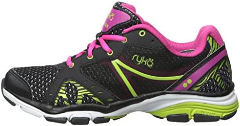 Ryka Women's Vida RZX Cross-Training Shoe, Black/Ryka Pink/Lime Blaze, 5.5 M US | Image 7