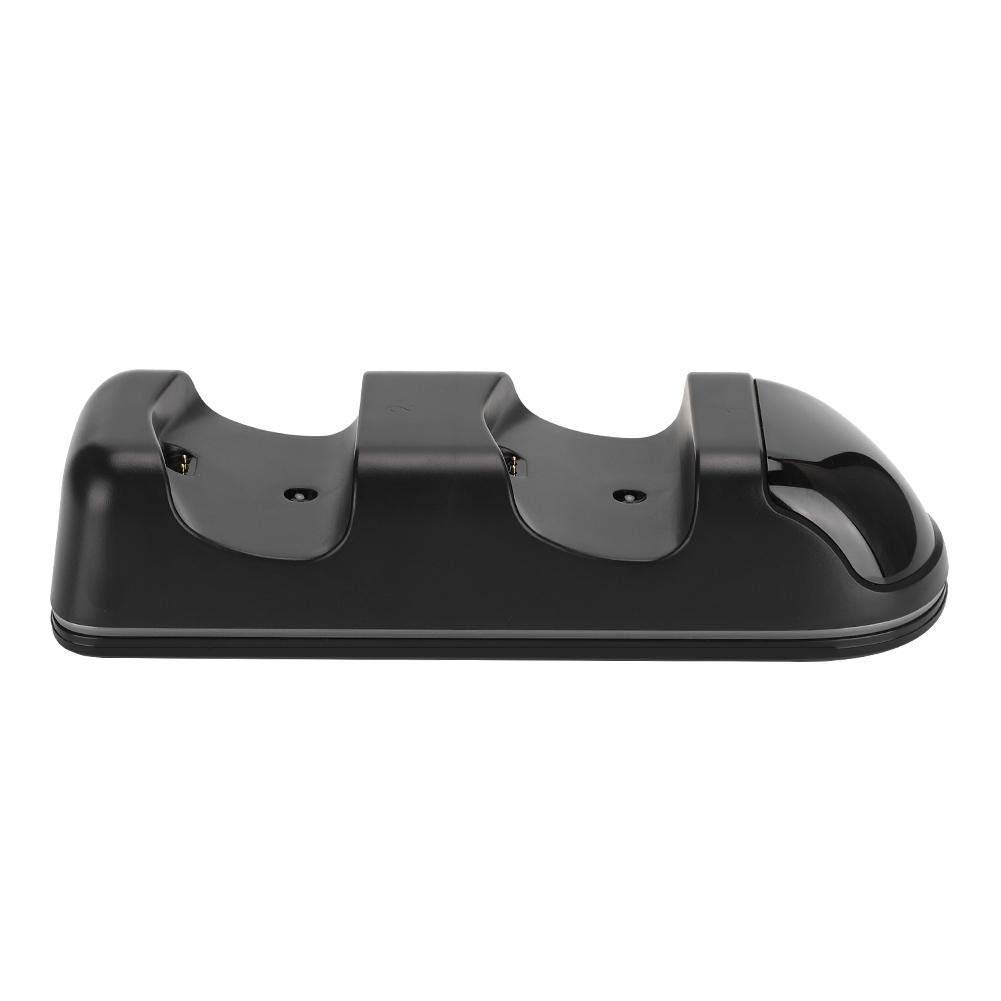 Cargador de Controlador ADITAM PS4, estación de Acoplamiento de Carga rápida inalámbrica con estación de Carga de Doble Descarga con Pantalla LED para Controlador PS4/PS4 Pro/PS4 Slim Double The