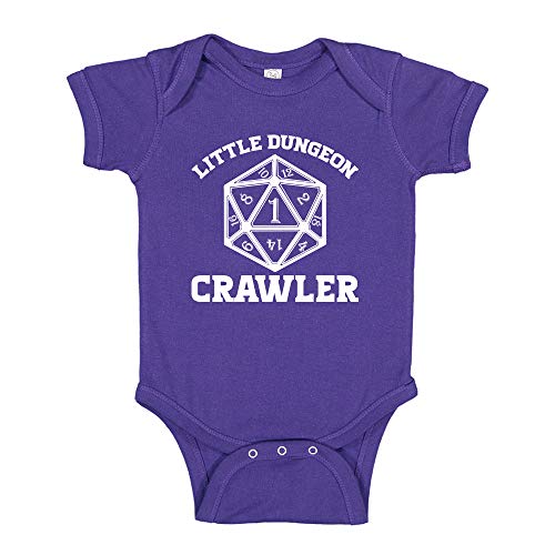 Image of Little Dungeon Crawler Baby Bodysuit/Toddler T-Shirt Cute RPG Baby Clothing