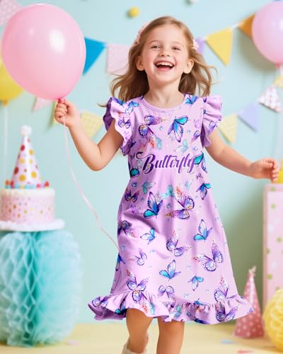 Girls Nightgowns Toddler Nightgown Cute Pajamas Dress Night Gowns for Kids Girl Clothes Girls' Sleepwear 3-9 Years3