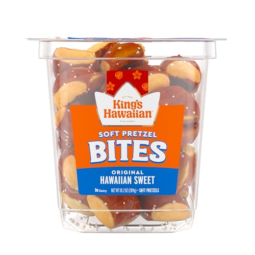 King's Hawaiian Original Hawaiian Sweet Soft Pretzel Bites, 10.2 oz