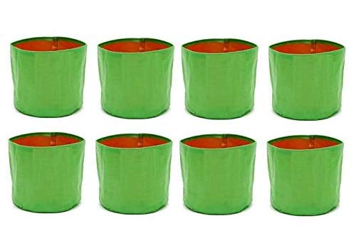 voolex COIRGARDEN-Terrace Gardening HDPE Grow Bags for Vegetable Plants (12