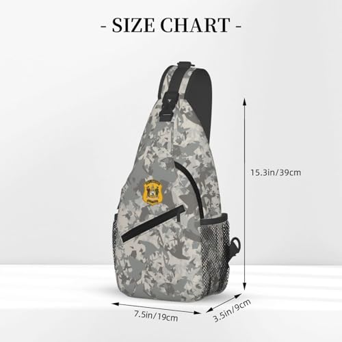 Bolso Sling para Hombre Pequeño Resistente al Agua miniatura 3