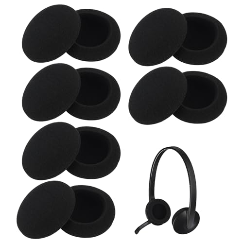 Almohadillas de Repuesto para Auriculares Sennheiser – Espuma Transpirable, Compatible con Series de PC y Otros Modelos a Juego (12)