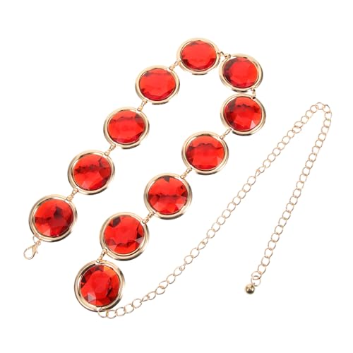 BESPORTBLE Rhinestone Body Chain for Women Lightweight and Comfortable Bikini Waist Chain Unique Party Accessory for Teen Elegant Body Jewelry to Enhance