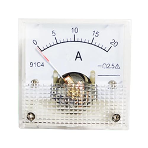 Ampèremètre à aiguille CC 91C4-A indicateur analogique de courant continu 15A