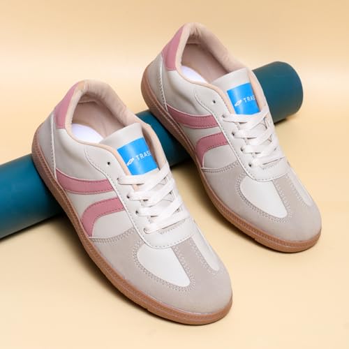 Image of TRASE Casual Sneaker Shoes for Women | Soft Cushioned Insole | Sneakers for Woman | Lightweight | Comfortable | Stylish, Trendy Girls and Women Sneakers with Laces