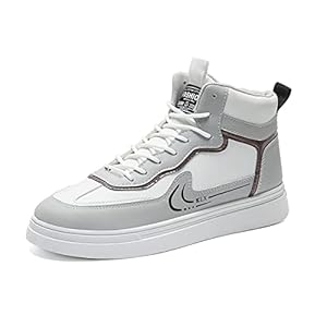 DEBAIJIA Herren Sneaker Weiße Laufschuhe Männer Turnschuhe Sportschuhe rutschfeste Freizeitschuhe Klassisch Straßenlaufschuhe Walkingschuhe