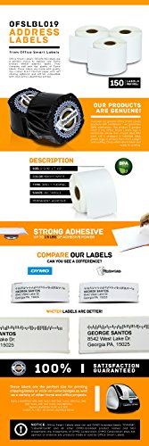 1 Roll - 2-5/16" X 7-1/2" Large Paypal Postage Address Shipping Labels, Compatible With 99019 (160 Labels Per Roll) For Labelwriters 330 400 450 Twin Turbo Duo 4Xl Printer #TOP3