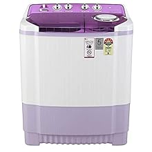 LG 7.5 Kg 5 Star Semi-Automatic Top Loading Washing Machine (P7535SMMZ, Mauve, Wind Jet Dry)
