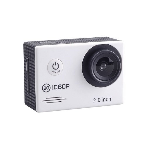 Amazon | SAC フルHD 1080p 対応白色アクションカメラ 2インチ液晶 30M