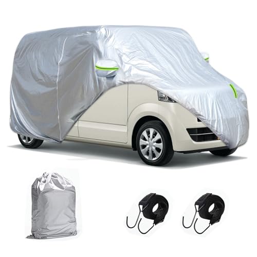 Amazon.co.jp: SYAYOUHIN 車 カバー 軽自動車専用 防水 カーカバー 裏