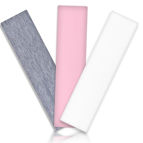 3 Stück Yoga Headbands Damen Sport Weiches Headband Elastische Schweißbänder für Sport, Laufen Gym Rutschfest Schwarz Weiß Rosa 3 Stück Yoga Headbands Damen Sport Weiches Headband Elastische Schweißbänder für Sport, Laufen Gym Rutschfest Schwarz Weiß Rosa