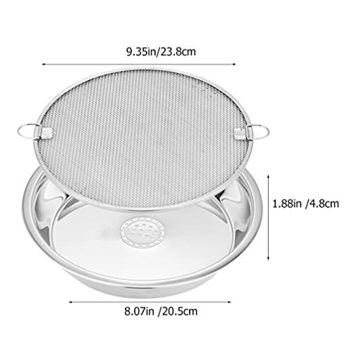 Colador de Acero Inoxidable para Cocina con Bandeja miniatura 3