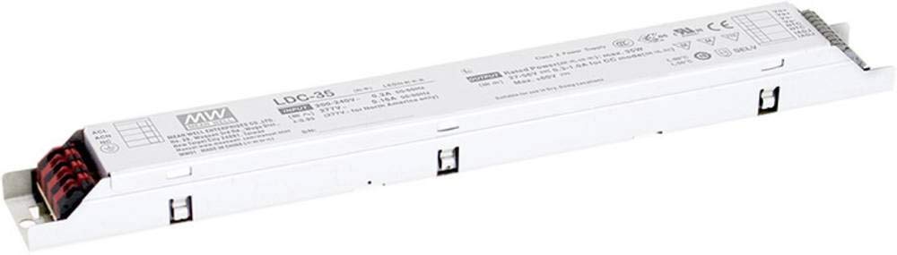 Mean Well LDC-35DA Driver LED potenza costante 35W 300-1000mA 27-56V/DC Dali, montaggio su