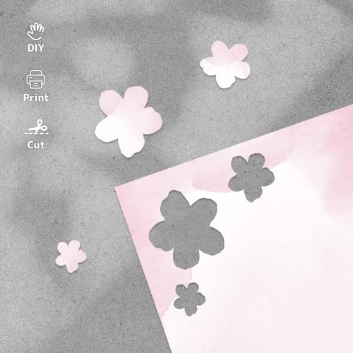 Watercolor Decorative Paper, 120-Pack Stationery Paper, Double Sided, Colorful, Printer Friendly For Invitations, Letters, 8.5 X 11 Inches #TOP3