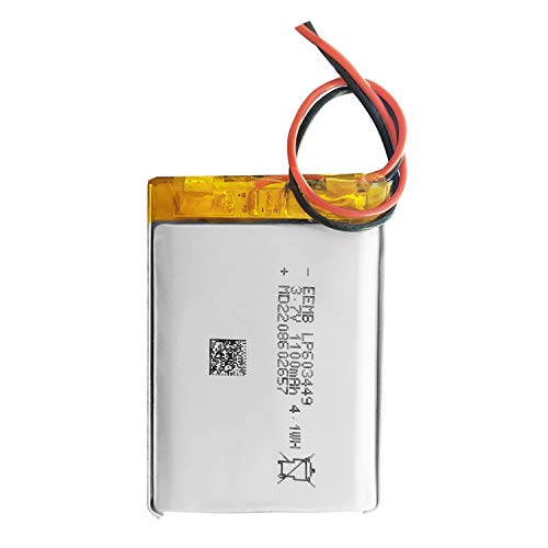 Amazon | 1 X EEMB 3.7v 充電式 リチウムイオン電池 リチウムポリマー