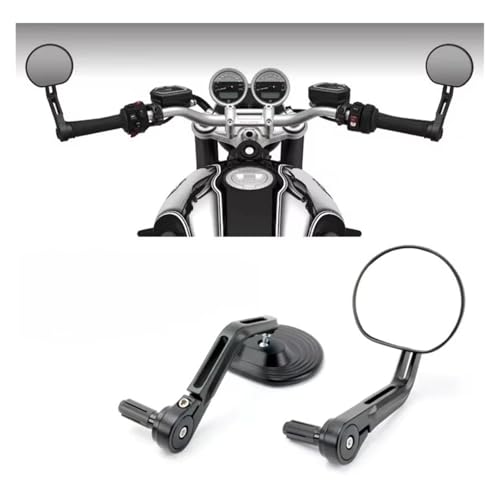 Espejo retrovisor motocicleta R NINET de aluminio mecanizado retro 6