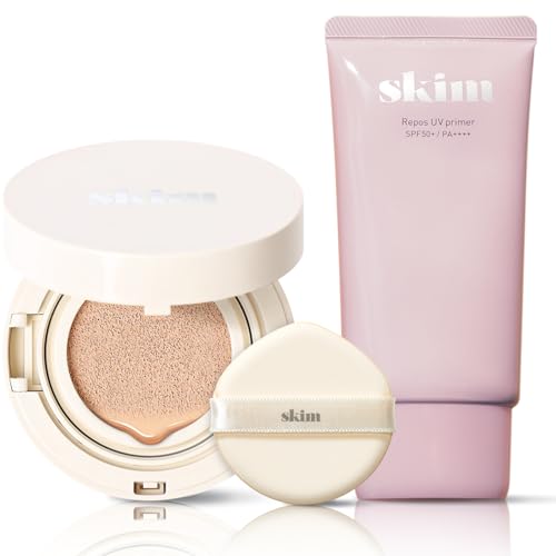 skim(�X�L��) �����Z�b�g �N�b�V�����t�@���f�[�V���� UV�v���C�}�[�m �؍��R�X�� ����ɂ��� �N�b�V�����t�@���f �q���� ���� �V�� �ێ� �ь� �ڗ����Ȃ� PDRN �V�J �i�C�A�V���A�~�h �J�o�[�� SPF50PA++++ �n