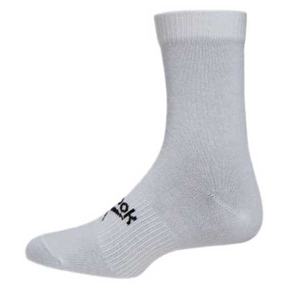 Reebok UNISEX Active Foundation CREW SOCKS, white, M