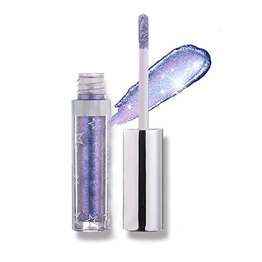 Fard à paupières,Fard à Paupière Paillette Liquid Shine Matalic Maquillage Yeux Imperméable Glitter et Glow Ombre à paupières liquide Eyeshadow