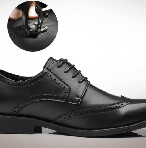 Mens Classic Formal Lace-up Oxford Shoes for Men Brogues Derby Business Wedding Suit Tuxedo Dress Shoes4