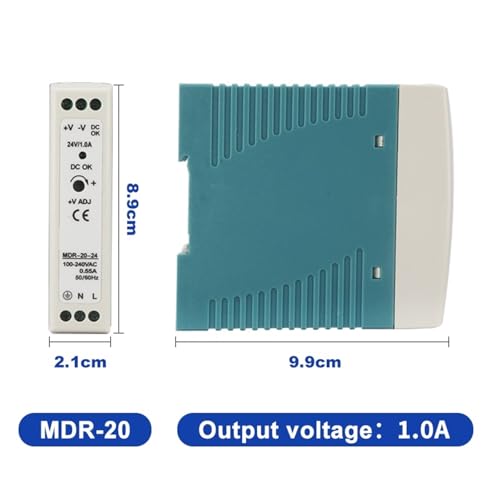 Alimentation rail DIN 24V 12V MDR pour automatisation industrielle - 6