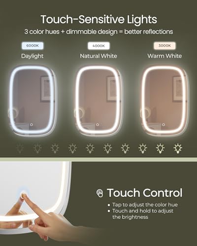 Vasagle Medicine Cabinet With Mirror And Lights thumb #5