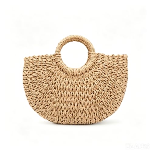 Bolso de papel artesanal vegano para mujer miniatura 3