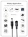 【2-Pack 3.28FT 18AWG】 VOLTKARE 12V DC Power Extension Cable, 5.5x2.1mm Male to Female Plugs, 9V Power Adapter Cable for Tapo WiFi IP Camera: C200 C310 C100 C210 C225 C320WS C520WS TC60 TC70
