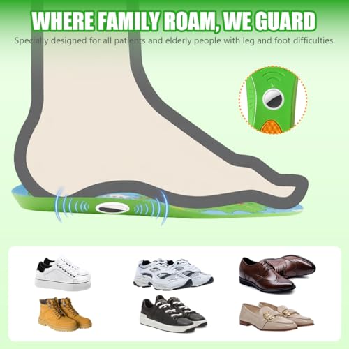 Image of HANNEA Adult Shoe Insoles for Elders, Trackable Cushion Footbed with Built-in AirTag Slot, Comfortable Arch Support, Supportive Shoe Insoles for Everyday Wear, Sport Wear-XL (NO AirTag)