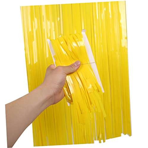 MOLUCKFU for Backdrop Tassel Table Skirt Durable Pet Material Decor for Parties Festivals