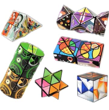 Six different shapes of squares to develop children's intelligence can improve children's practical ability of multiple three-dimensional squares [six diffe