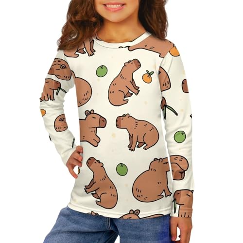 Dolyues Girls Boys Basic Long Sleeve Tee Long Sleeve Boys Girls Kids & Toddler T-Shirt Variety of Colors (3-16 Years)2
