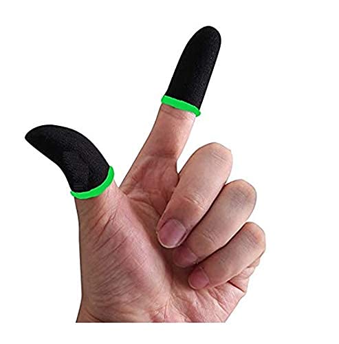 PRO (20Piece) Thumb & Finger Sleeve for Mobile Game, Pubg,Cod,Freefire & Fortnite -Pack of 10 Pair-Green-image-6