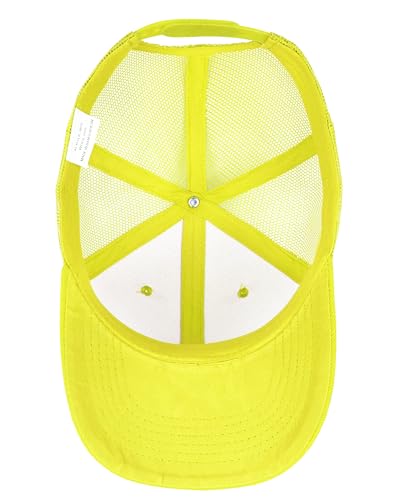 Image of Gelante Mesh Trucker Baseball Cap Snapback Hat Structured Front Panel