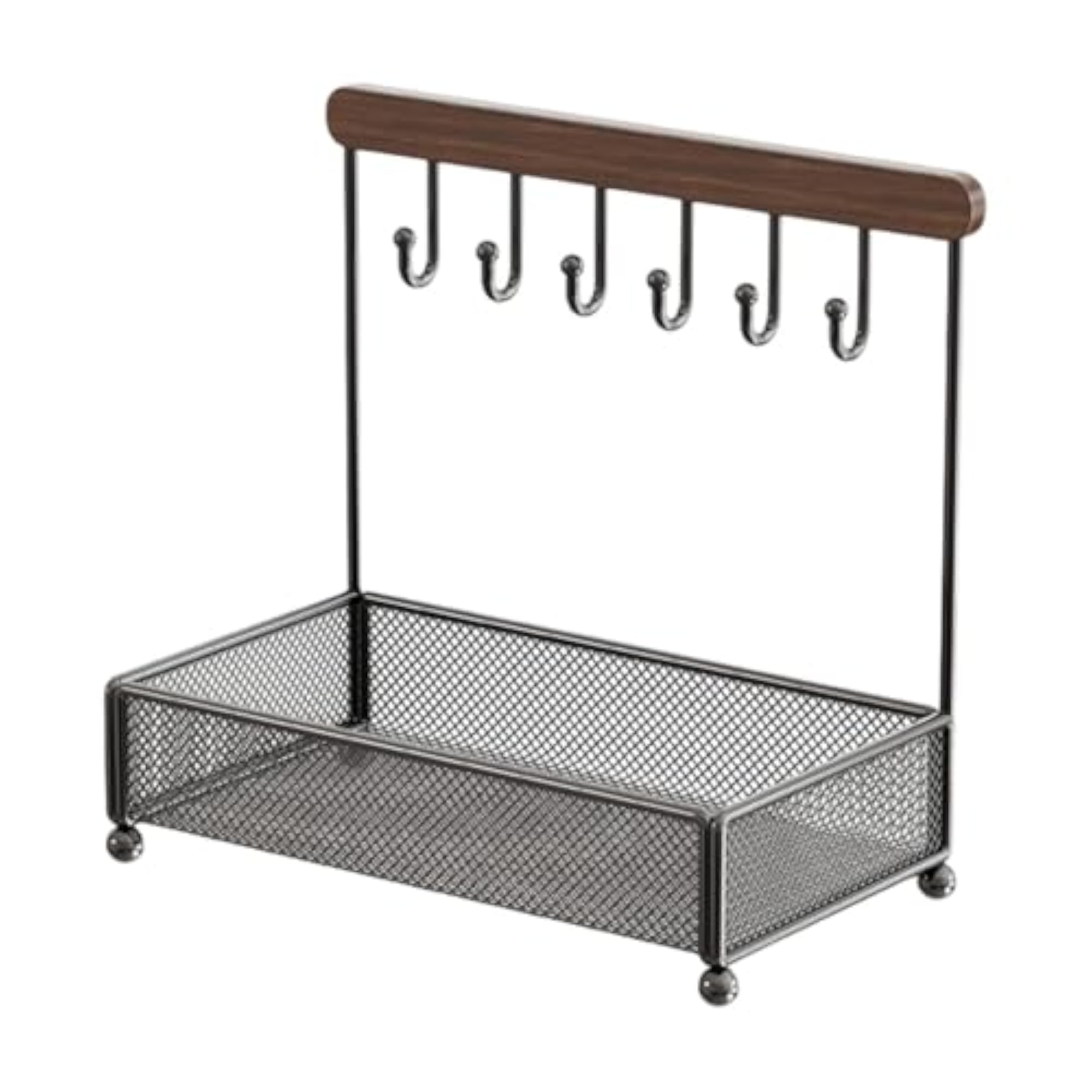 Jewelry Bowl for Entryway Table with Hooks