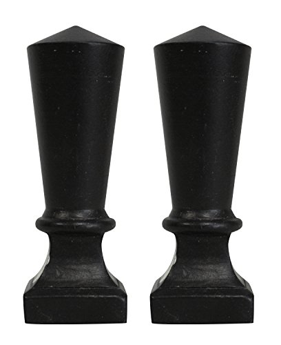 Image of Urbanest Set of 2 Olivet Lamp Finial, 2 1 /2-inch Tall, Oil-Rubbed Bronze