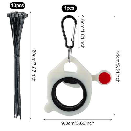 AWAVM Zip Ties Organizer Holder,Light Metal Cable Ties Cable Tie Holder Belt Zip Tie Tool - Image 2