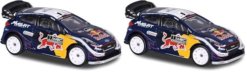 Majorette - 212084012 WRC - Voiture de Course - Aléatoire - 1 pièce (Lot de 2)