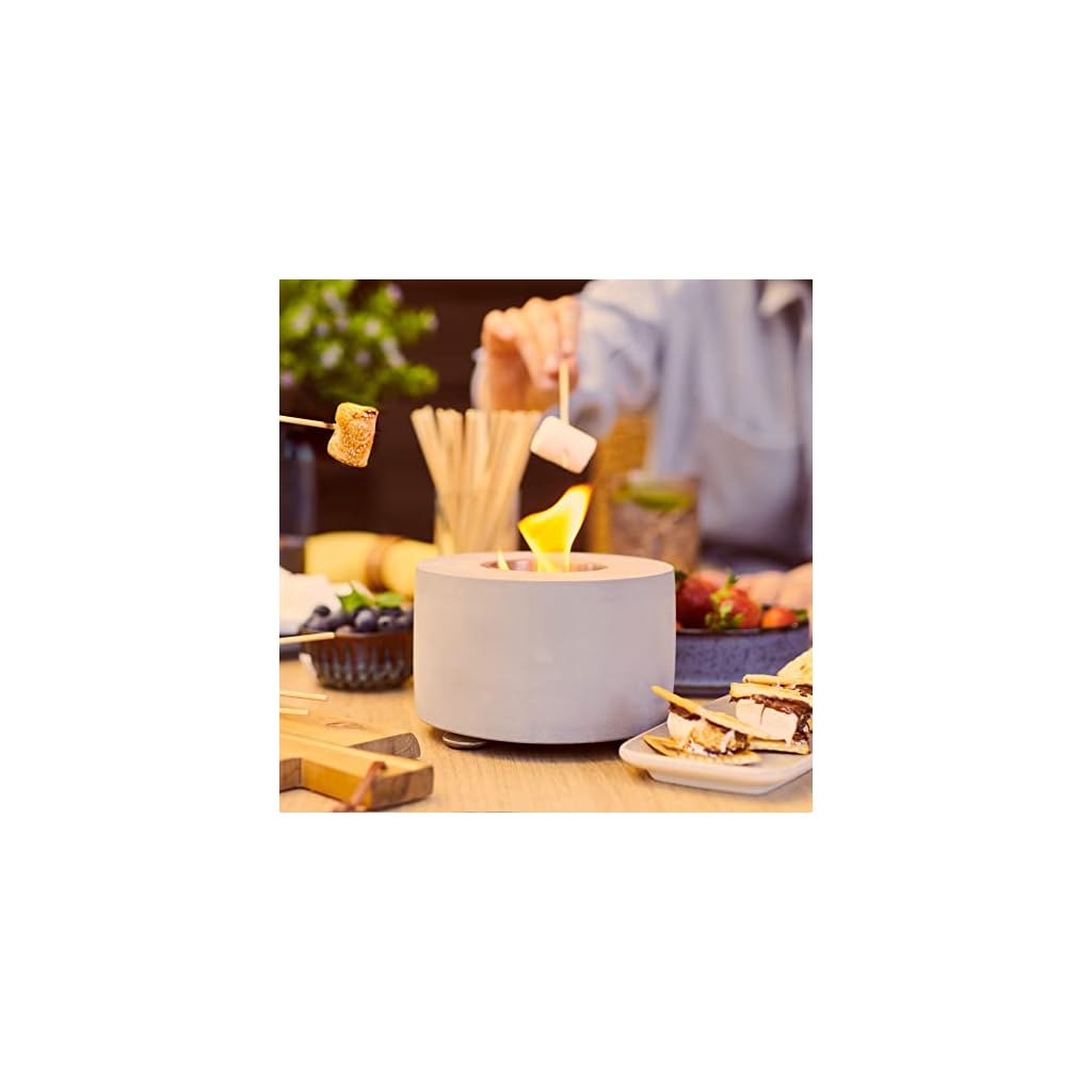 HomeBuddy Small Tabletop Fire Pit GoTinySpace