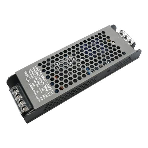 Alimentation 12V 200W ultra plate pour éliminer le sifflement des rubans LED