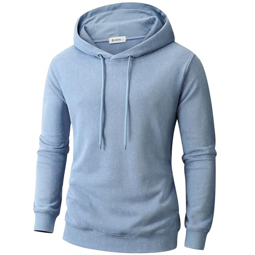 Image of KLIEGOU Mens Tie-Dye Pullover Hooded Sweatshirt