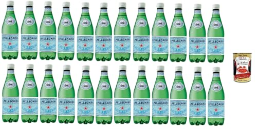 San Pellegrino - Botella de agua con gas (24 x 500 ml, 400 g)