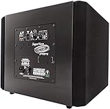 Earthquake Sound Supernova Luminous LU-12 12-Inch Powered Subwoofer with SLAPS V2 Passive Radiator, Piano Black