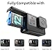 HONGDAK Battery Charger Kit for Gopro Hero 12 11 10 9 Battery 2-Pack 2000mAh Battery Capacity and Fast Battery Charger with Micro SD Storage Slots Compatible with Hero 12 11 10 9 Black Accessories