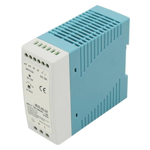 [̎YƗpXCb` dXCb` i[^Cv DC 12V 24V d AC110V 220V  DC d MDR 10W 20W 40W 60W 100W DIN RaiL (Size : 220V, Color : MDR-10