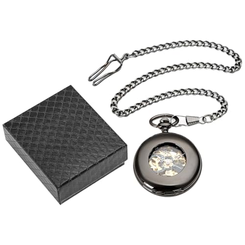 Reloj de bolsillo para hombre sin pilas que soluciona el desgaste de los cuarzos